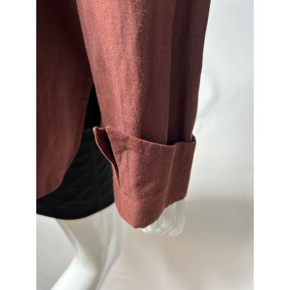 Preston & York Womens Jacket Coat Brown Buttons Pockets Collar XS - Picture 6 of 12